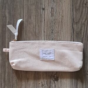Sugar Paper Cream Canvas Pouch